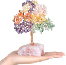 Load image into Gallery viewer, Crystal Trees (Tree Of Life)  Chopped Stones Medium CHAKRA