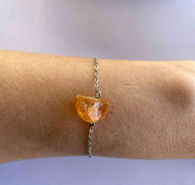 Load image into Gallery viewer, Bracelet Raw Natural Stones (Silver)