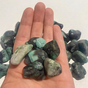 Tumbled Stone Polish Brazilian Emerald