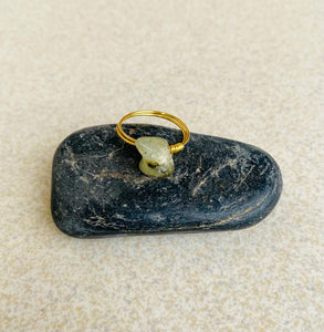 Ring Raw Natural Stones