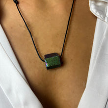 Load image into Gallery viewer, Necklace Leather Stick Stones