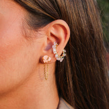 Load image into Gallery viewer, Earrings Spider Stud with Chain Stones