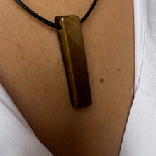 Load image into Gallery viewer, Necklace Leather Stick Stones