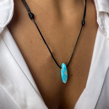 Load image into Gallery viewer, Necklace Leather Stick Stones