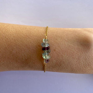 Bracelet Chopped Natural Stones