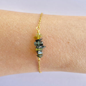 Bracelet Chopped Natural Stones