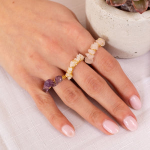 Ring Mini Polish Natural Stones