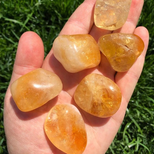 Tumbled Stone Polish Citrine