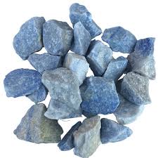 Tumbled Stone Raw Blue Quartz