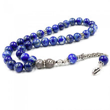 Load image into Gallery viewer, Rosary / Masbaha Natural Stones Sterling Silver