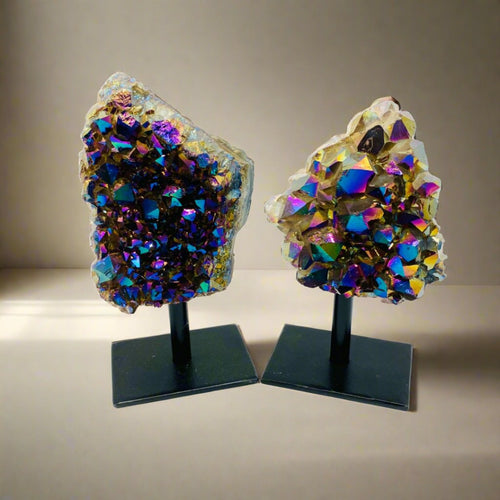 Titanium Quartz Stone Metal Base